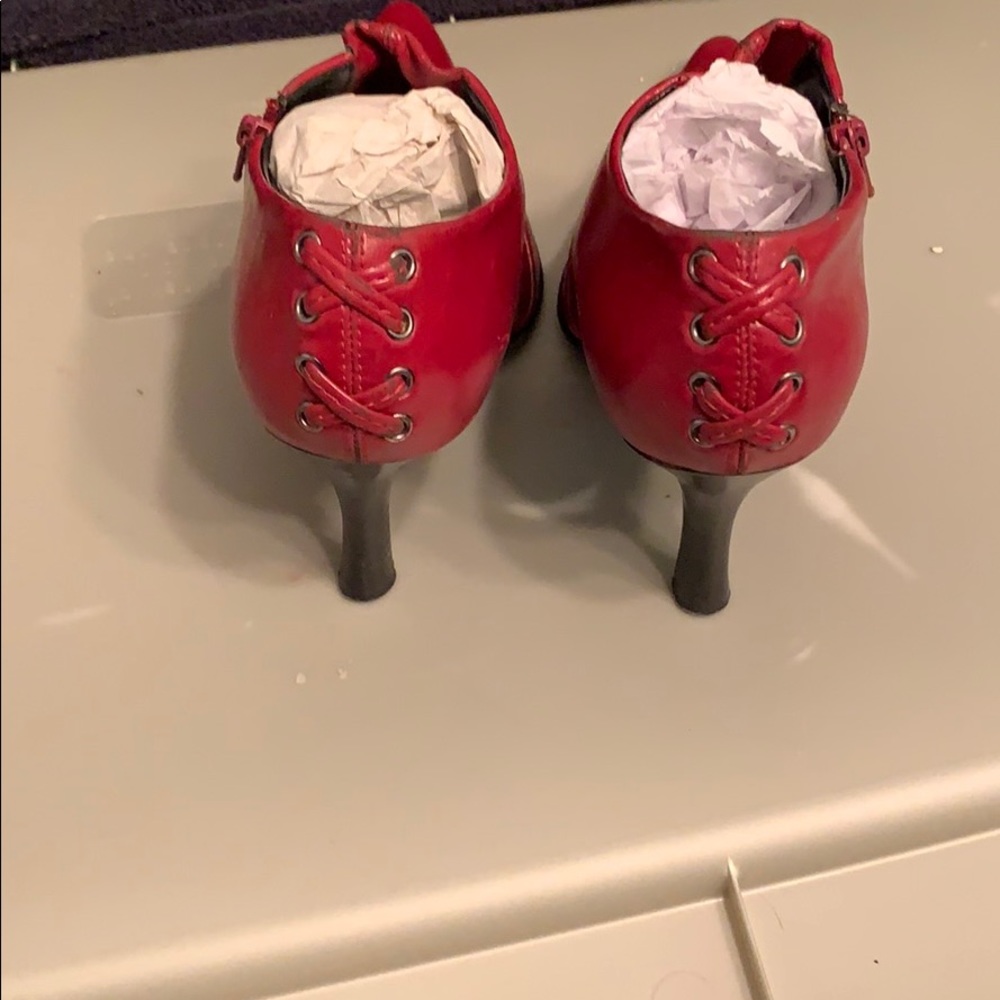 Red Leather Booties! - image 4